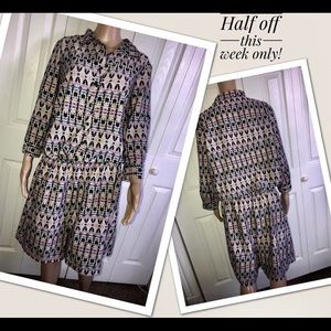 Stevie&Lindsay Size 1X Print Romper Fleetwood Mac